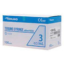 3 mL Terumo Luer Slip Syringes × 100