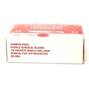 Swann Morton No. 10 Sterile Curved Carbon Steel Scalpel Blades – 10 / 50 / 100