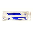 Swann Morton No. 10 Sterile Curved Carbon Steel Scalpel Blades – 10 / 50 / 100