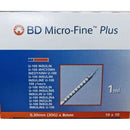 BD MicroFine+ Plus 1 mL U-100 30G x 8 mm Insulin Needle