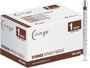 Syringe 1 mL Luer Lock – Pack of 100